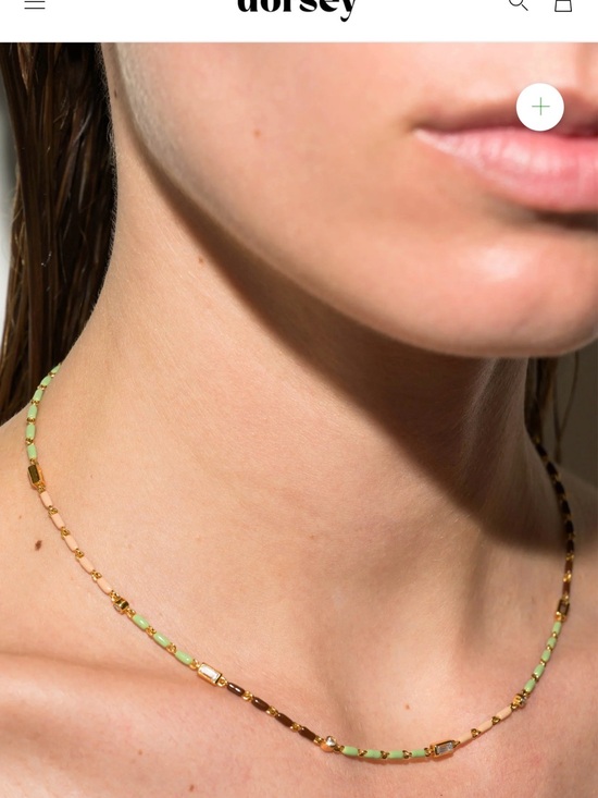 Dorsey Jewelry - Dorsey enamel necklace in terre